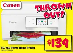 JB Hi-Fi Canon ts7760 pixma home printer offer
