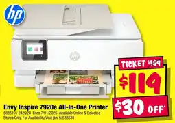 JB Hi-Fi Hp envy inspire 7920e all-in-one printer offer