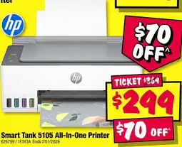 JB Hi-Fi Hp smart tank 5105 all-in-one printer offer