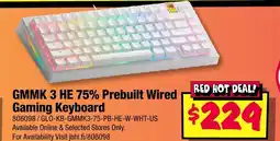 JB Hi-Fi GMMK 3 HE 75% Prebuilt Wired Gaming Keyboard offer