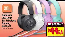 JB Hi-Fi Jbl quantuquantum 360 over- ear wireless gaming headset over- ear wireless gaming headset offer