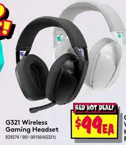 JB Hi-Fi G321 Wireless Gaming Headset offer