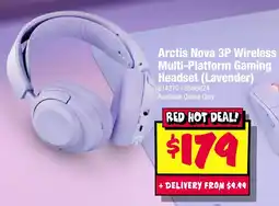 JB Hi-Fi Arctis nova 3p wireless multi-platform gaming headset (lavender) offer