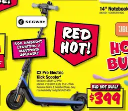 JB Hi-Fi C2 Pro Electric Kick Scooter offer