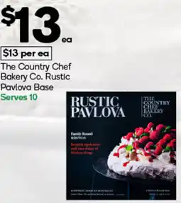 Woolworths The Country Chef Bakery Co. Rustic Pavlova Base offer