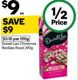 Woolworths Darrell Lea Christmas Rocklea Road offer