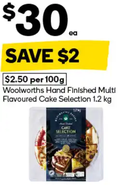 Woolworths Woolworths Hand Finished Multi Flavoured Cake Selection offer