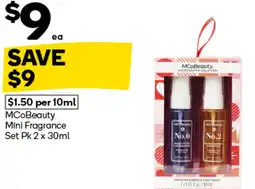 Woolworths MCoBeauty Mini Fragrance Set Pk offer