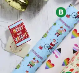 Woolworths B Christmas Wrap offer