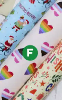 Woolworths F Woolworths Love Proudly Christmas Wrap offer