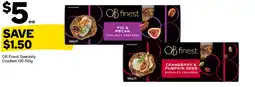 Woolworths OB Finest Specialty Crackers offer