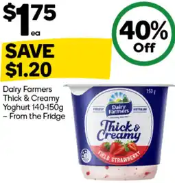 Woolworths Dairy Farmers Thick & Creamy Yoghurt offer