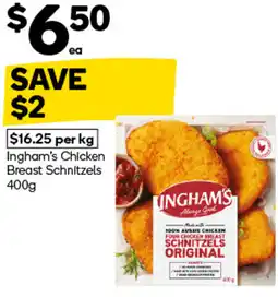 Woolworths Ingham's Chicken Breast Schnitzels offer