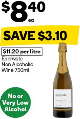 Woolworths Edenvale Non Alcoholic Wine offer