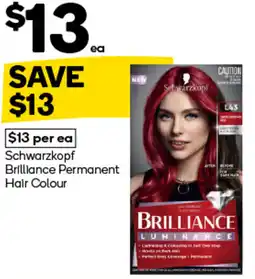 Woolworths Schwarzkopf Brilliance Permanent Hair Colour offer