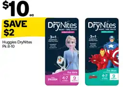 Woolworths Huggies DryNites offer