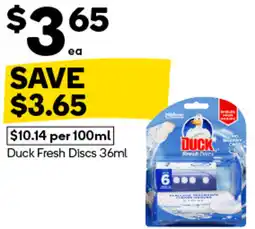 Woolworths Duck Fresh Discs offer