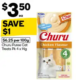 Woolworths Churu Puree Cat Treats Pk offer
