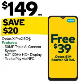 Woolworths Optus X Pro2 5G§ offer