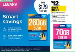 Woolworths Lebara $29.90 Starter PackA offer