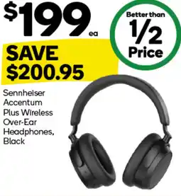 Woolworths Sennheiser Accentum Plus Wireless Over-Ear Headphones, Black offer