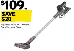 Woolworths MyGenie X-Lite Pro Cordless Stick Vacuum, Silver offer