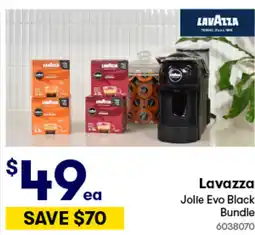 Woolworths Lavazza Jolle Evo Black Bundle offer