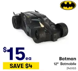 Woolworths Batman 12" Batmobile offer