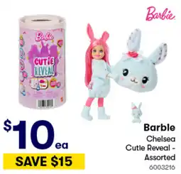 Woolworths Barbie Chelsea Cutle Reveal offer