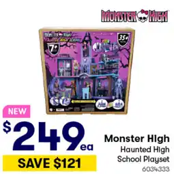 Woolworths Monster High Haunted High School Playset offer