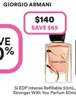 Priceline GIORGIO ARMANI Si EDP Intense Refillable offer