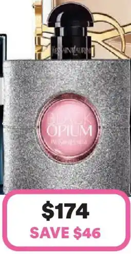 Priceline Yves Saint Black Opium Glitter EDP offer