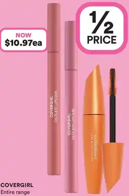 Priceline COVERGIRL Entire range offer