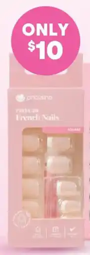 Priceline Priceline Square Press On French Nails offer