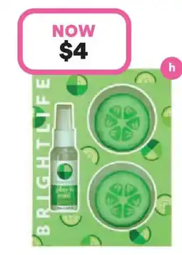 Priceline Bright Life Cucumber Summer Facial Set offer