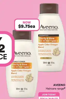Priceline Aveeno scalp soothing haircare offer