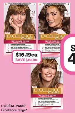 Priceline L'ORÉAL PARIS Excellence range offer