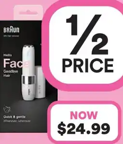 Priceline Braun Face Mini Hair Remover offer