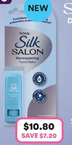 Priceline Schick silk salon dermaplaning facial balm offer