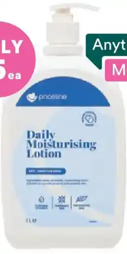 Priceline Priceline daily moisturising lotion offer