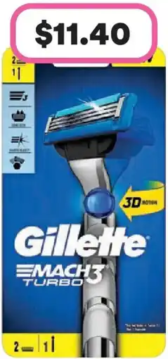 Priceline GILLETTE Mach3 Turbo Kit offer