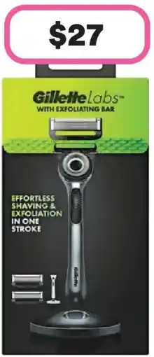 Priceline Gillette Labs with Exfoliating Bar offer