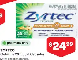Priceline Zyrtec Cetrizine offer