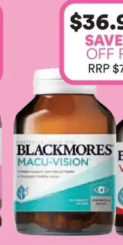 Priceline BLACKMORES MACU-VISION offer