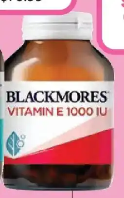 Priceline BLACKMORES VITAMIN E 1000 IU offer