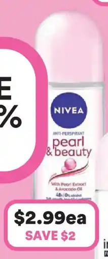Priceline NIVEA pearl & beauty offer