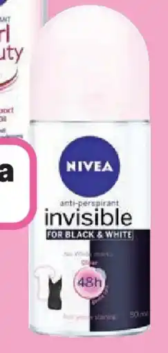 Priceline Nivea invisible for black & white offer