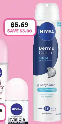 Priceline Nivea derma control defend extra comfort offer