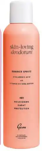 Priceline GEM Skin-Loving Deodorant Summer Spritz offer