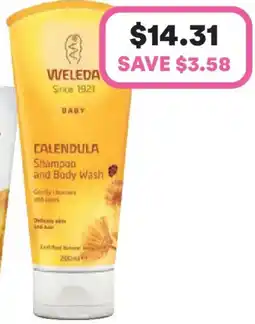 Priceline Weleda Calendula Shampoo and Body Wash offer